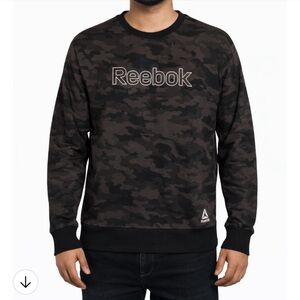 Reebok Men's Dark Camo Crewneck Sweater
